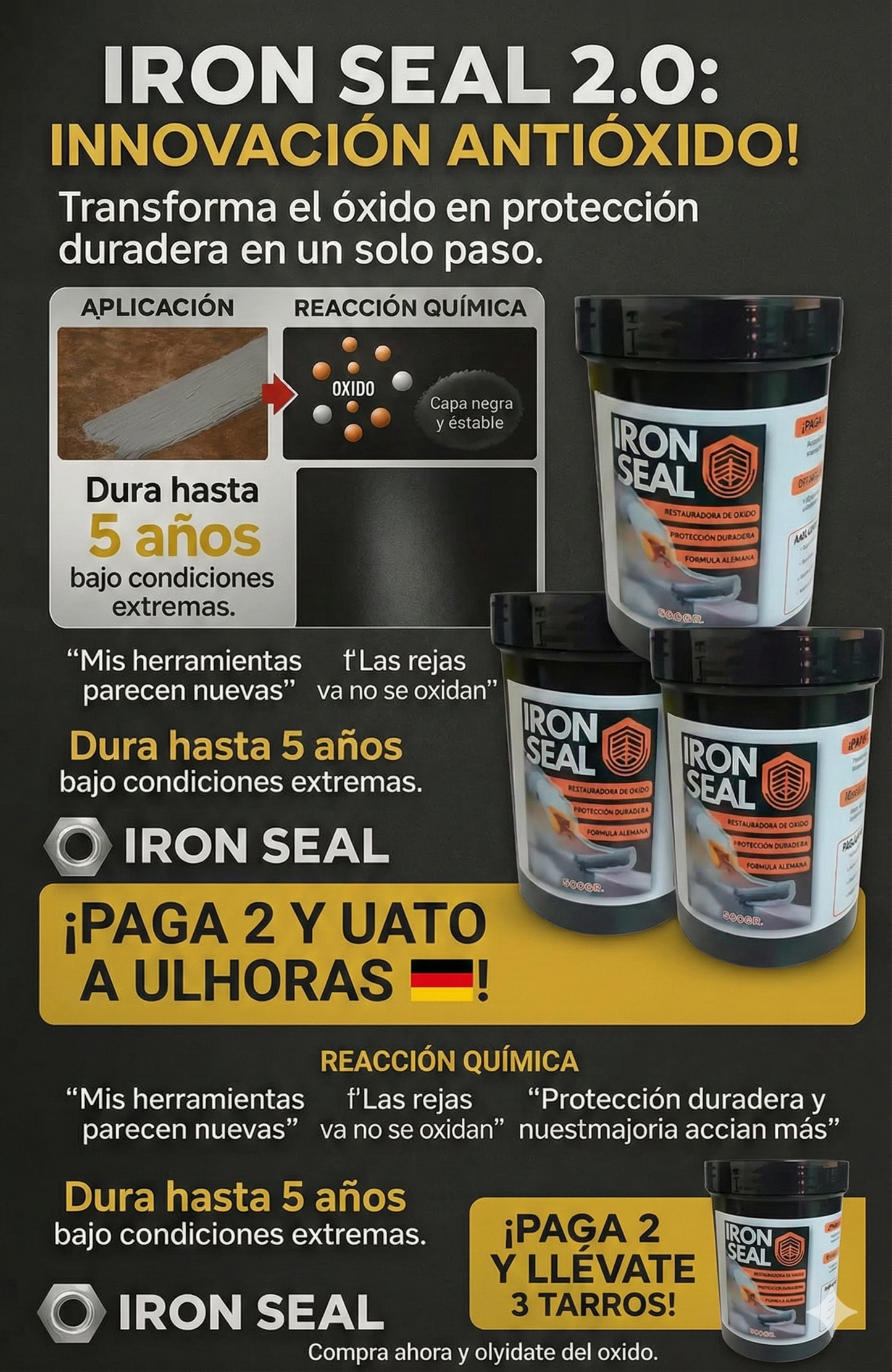 Iron seal ANTIOXIDANTE